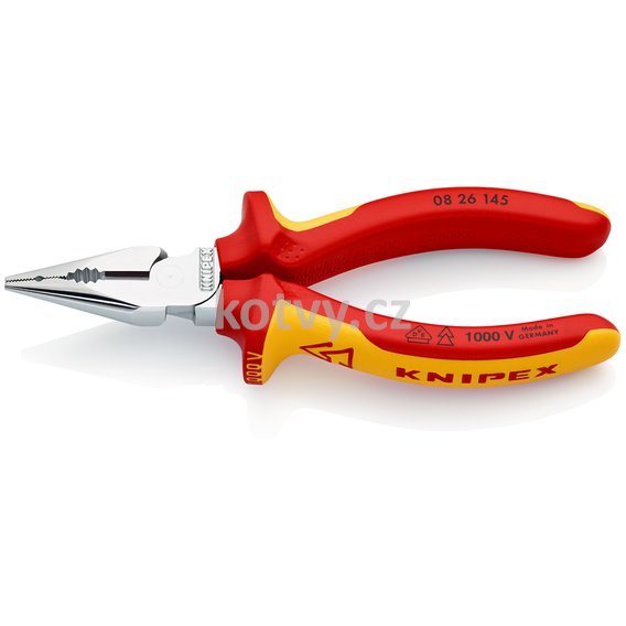 KNIPEX 08 26 145 Kombinované úzké ploché kleště izolované