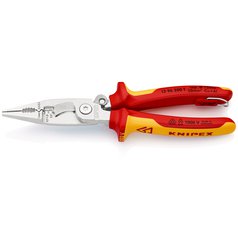 KNIPEX 13 96 200 T Elektroinstalační kleště izolované s poutkem