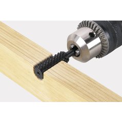 Wolfcraft rašple - různé druhy ukázka použití