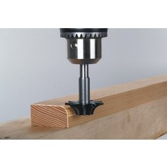 Wolfcraft Fréza čvrtkruhová WS 3266000 ukázka použití