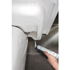 Ukázka použití mísící špičky wolfcraft 4366000