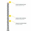 Vrták SDS plus do betonu - vlastnosti