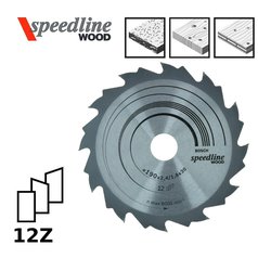 Pilový kotouč Speedline Wood 190x30x2,4mm,12