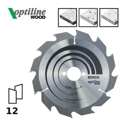 Pilový kotouč Optiline Wood 190x30x2,6mm,12