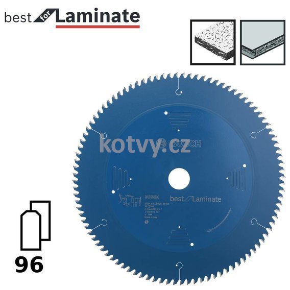 Pilový kotouč do okružních pil Best for Laminate 305x30x2,5mm,96