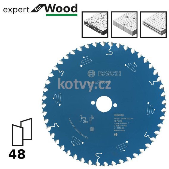 Pilový kotouč Expert for Wood 235x30x2,8mm,48
