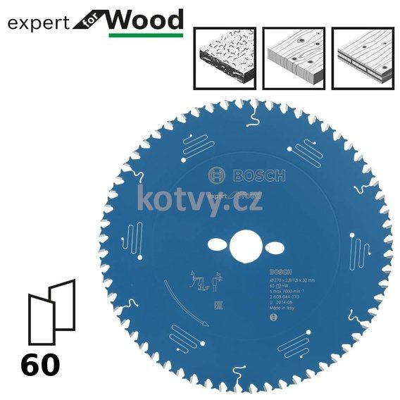 Pilový kotouč Expert for Wood 270x30x2,8mm,60