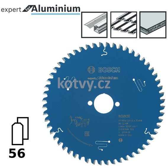 Pilový kotouč Expert for Aluminium 190x30x2,6mm,56
