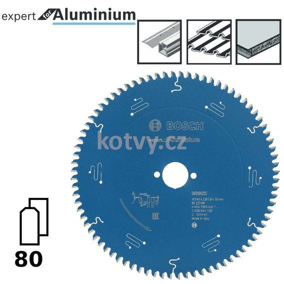 Pilový kotouč Expert for Aluminium 240x30x2,8mm,80