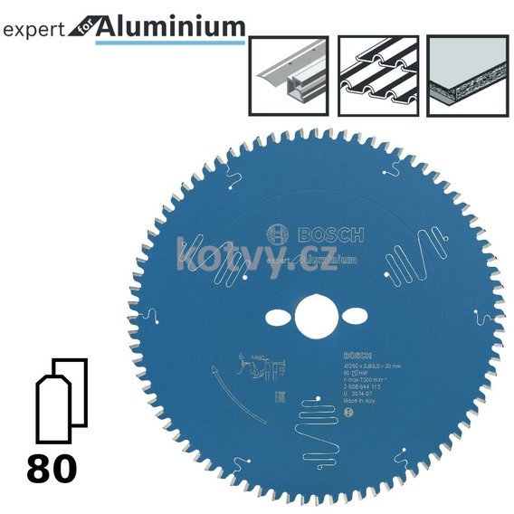 Pilový kotouč Expert for Aluminium 260x30x2,8mm,80