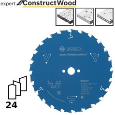 Pilový kotouč Expert for Construct Wood 184x16x2,0mm,24