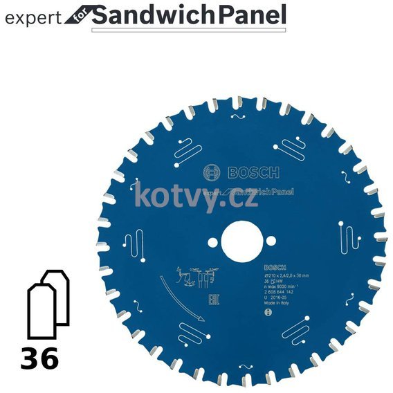 Pilový kotouč Expert for Sandwich Panel 210x30x2,4mm,36