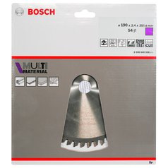 Pilový kotouč Multi Material 190x20/16x2,4mm;54
