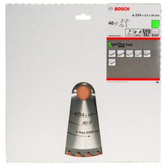 Pilový kotouč Optiline Wood 254x30x2,0mm,40