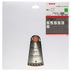 Pilový kotouč Optiline Wood 250x30x3,2mm,60