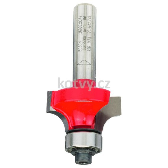 Zaoblovací fréza 8 mm, D 25,4 mm, R1 6,35 mm, L 12,7 mm, G 55 mm