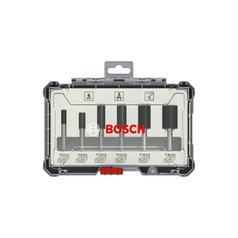 Sada fréz s rovným 6mm vřetenem, 6 ks