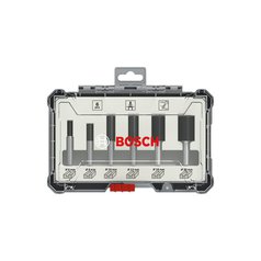 Sada fréz s rovným 8mm vřetenem, 6 ks