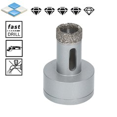 Diamantová děrovka na dlažbu 20mm X-LOCK - 1ks