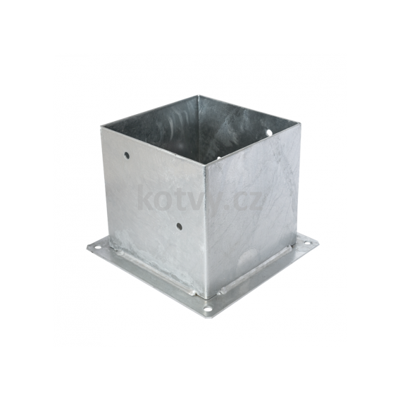 PSP 200 Patka sloupku se čtvercovou základnou 201x201x200x2,5 mm