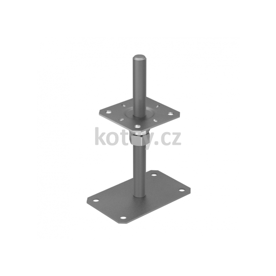 PSRP 80 Stavitelná patka sloupku 80x140x250x3,0 mm M20