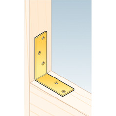 Použití KB1 - úhelníku trámového 100x75x30x3,0 mm