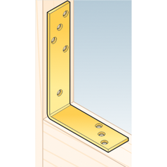Použití KB3 - úhelníku trámového 180x120x40x5,0 mm