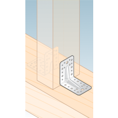 Použití KP1 - úhelníku s prolisem 90x90x65x2,5 mm