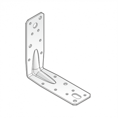KP9 - úhelník s prolisem 126x126x45x2,5 mm