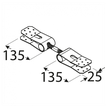 Rozměry NT25 napínače montážní pásky