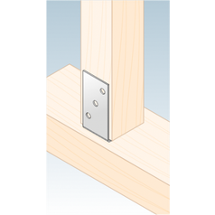 Použití patky sloupku PSO