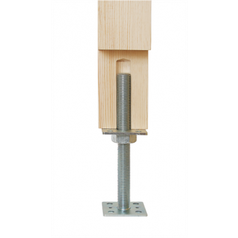 Použití patky sloupku stavitelné PSR