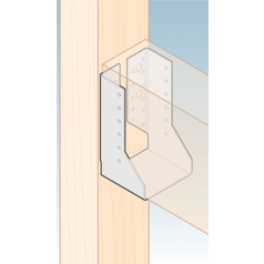 Použití WBZ14 - trámové botky uzavřené 60x100x2,0 mm