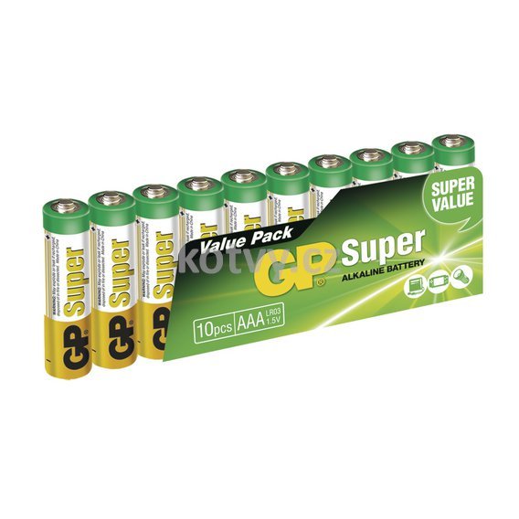 Výhodné balení tužkových baterií GP AAA