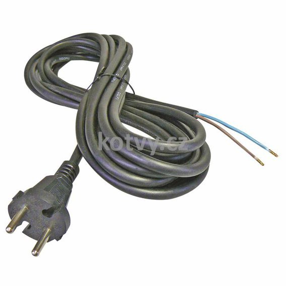 Kabel přívodní 5m 2x1,0mm (S03050)