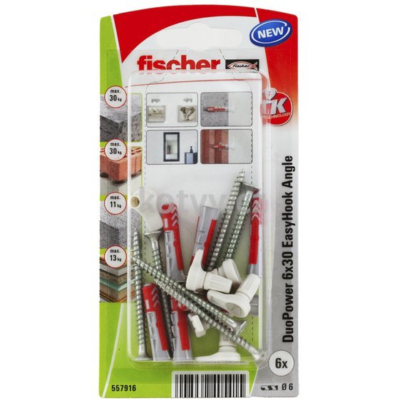 Fischer EasyHook skoba Duopower 6