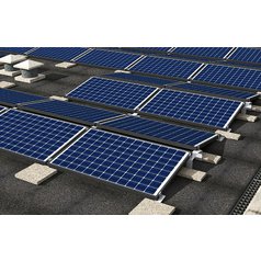 fischer zátěžový systém na ploché střechy Solar-Wind II - VÝCHOD-ZÁPAD