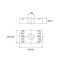 Rozměry spodní matice