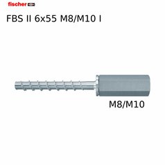 FBS II 6x55 M8/M10 I - 6-ti hran, vnitřní závit