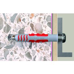 Ukázka použití vodotěsné hmoždinky