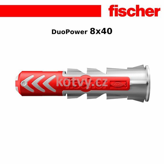 Hmoždinka Fischer DUOPOWER 8x40