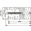 Technický výkres rámové hmoždinky Fischer SXRL 10X290 T