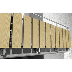 Použití univerzální hmoždinky na plot Fischer P 9 K