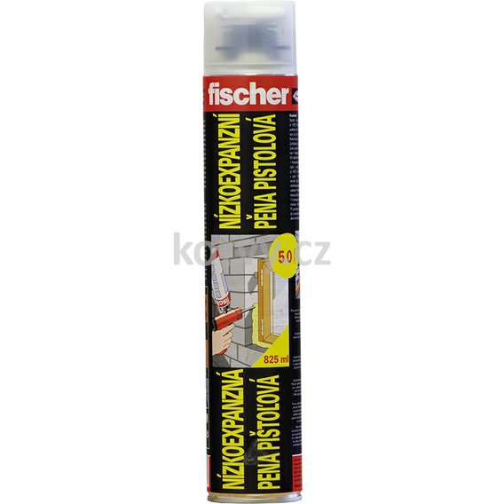 Nízkoexpanzní pistolová pěna Fischer PUP 825