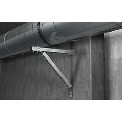 Použití objímky pro vzduchotechniku Fischer LGS