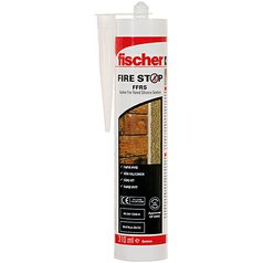 Protipožární silikon bílý Fischer FFRS 310 ml