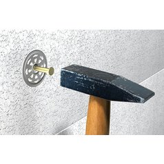 Montáž talířové hmoždinky Fischer Termoz PN 8