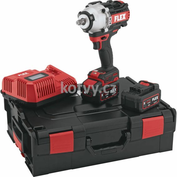 Aku rázový utahovák Flex IW 1/2" 1500 18-EC - komplet