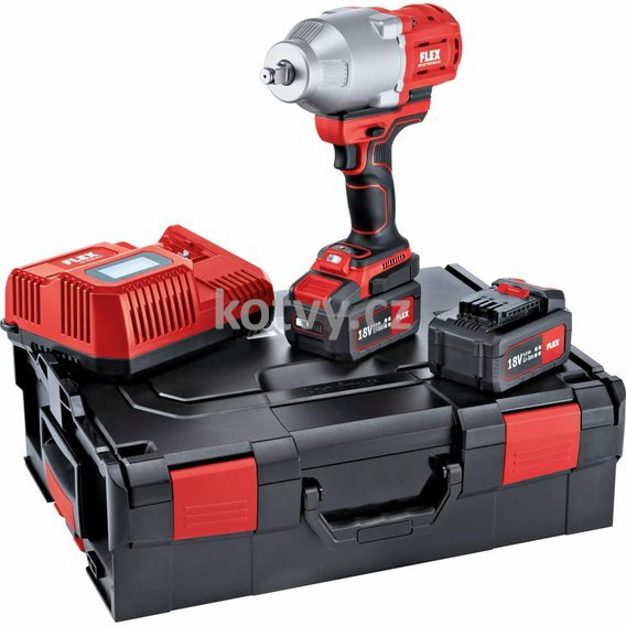 Aku rázový utahovák Flex IW 1/2" 950 18.0-EC - komplet