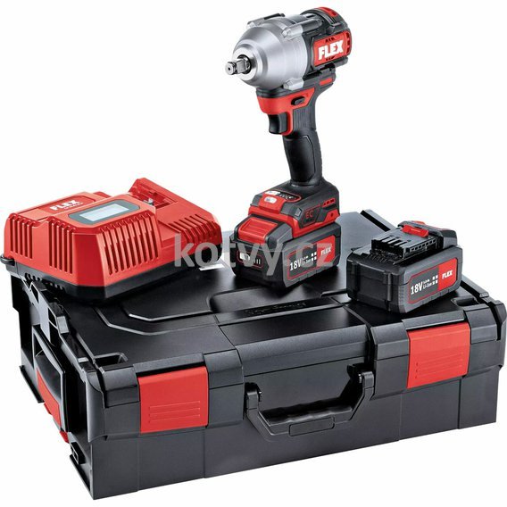 Aku rázový utahovák Flex IW 1/2" 750 18.0-EC - komplet